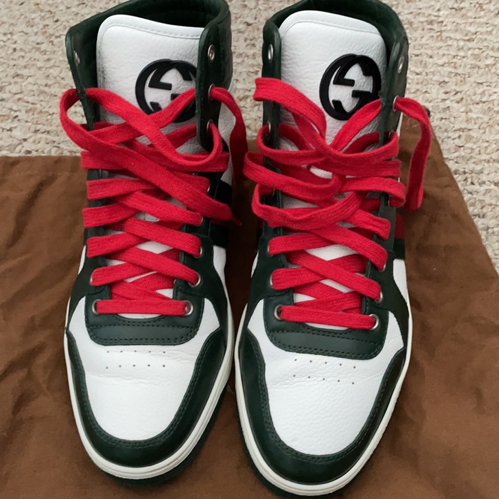 Authentic Gucci high top  sneakers - Picture 2 of 8